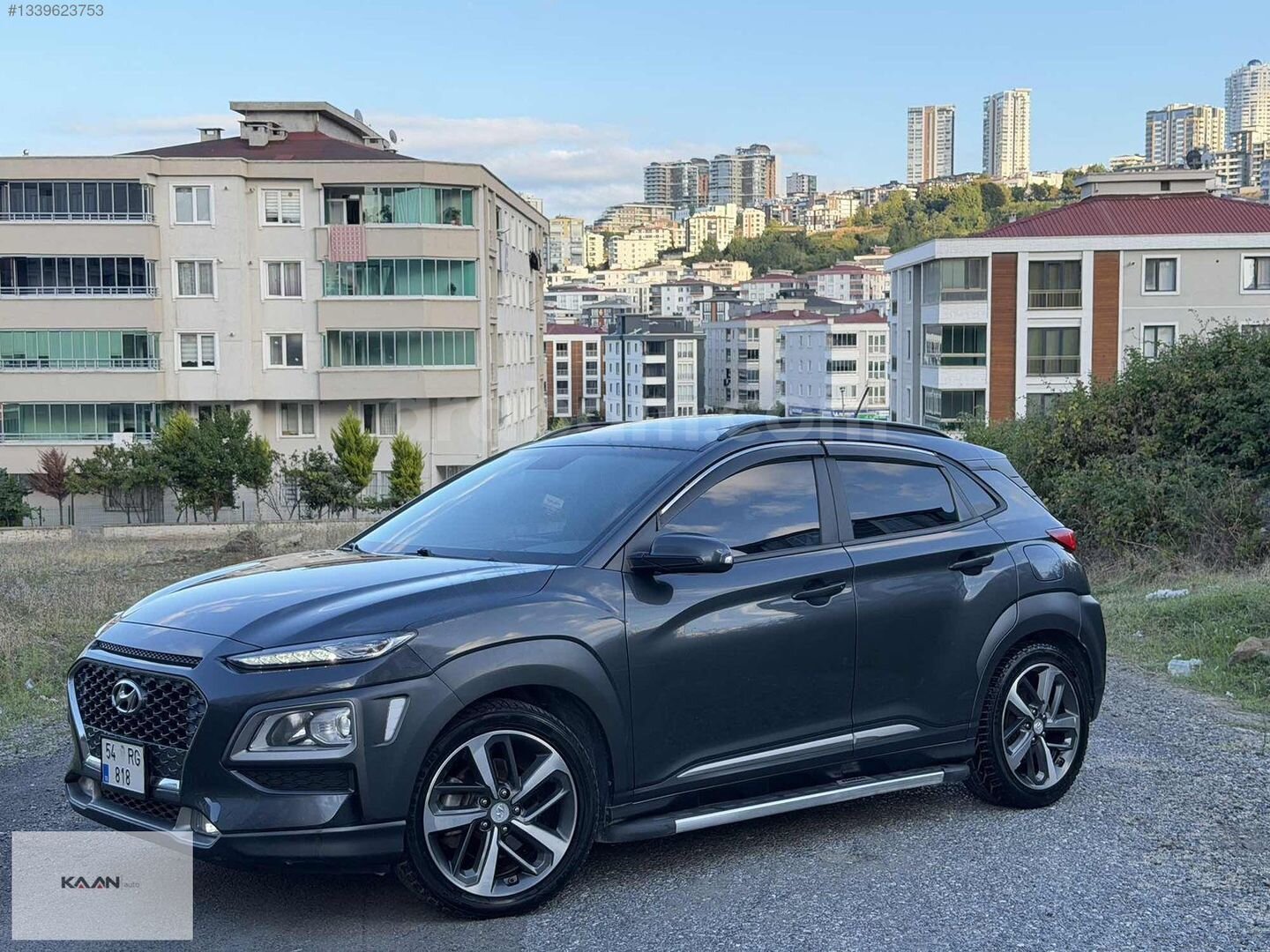 Galeriden Hyundai Kona 1.6 CRDI Elite Smart 2019 Model Samsun 162.000 km Füme 1
