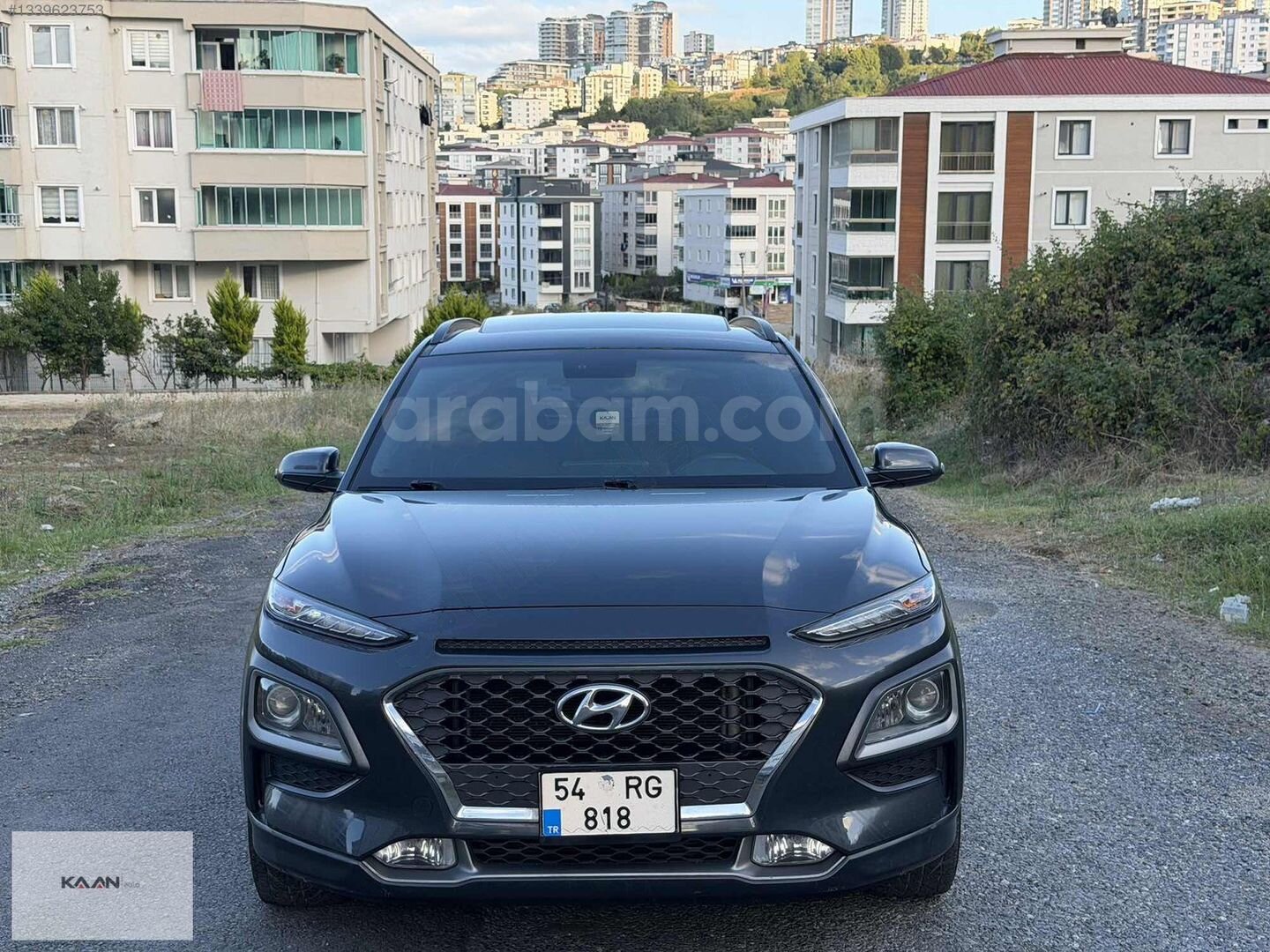 Galeriden Hyundai Kona 1.6 CRDI Elite Smart 2019 Model Samsun 162.000 km Füme 2