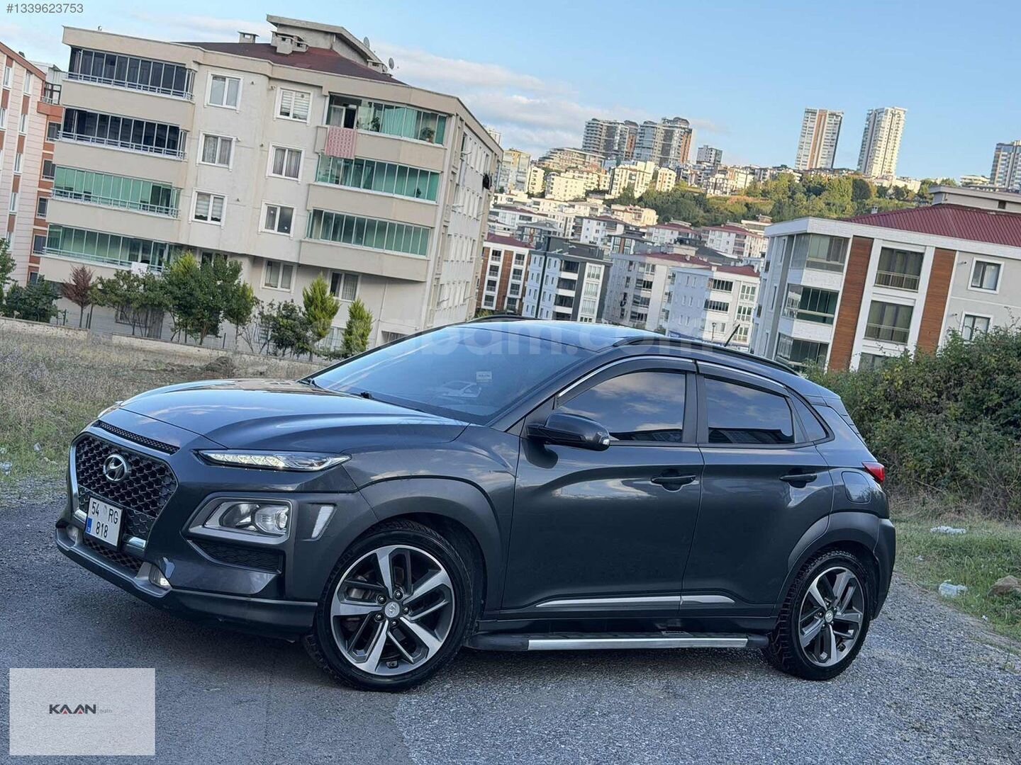 Galeriden Hyundai Kona 1.6 CRDI Elite Smart 2019 Model Samsun 162.000 km Füme 3