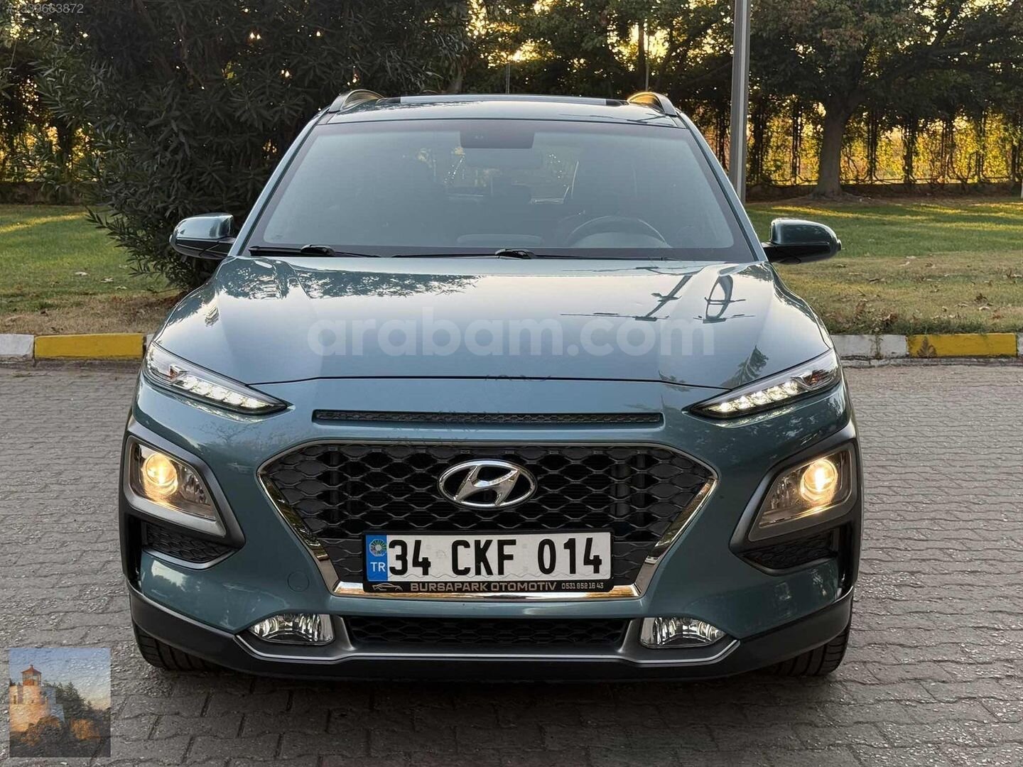 Galeriden Hyundai Kona 1.6 CRDI Elite Smart 2019 Model Bursa 50.000 km Mavi 1