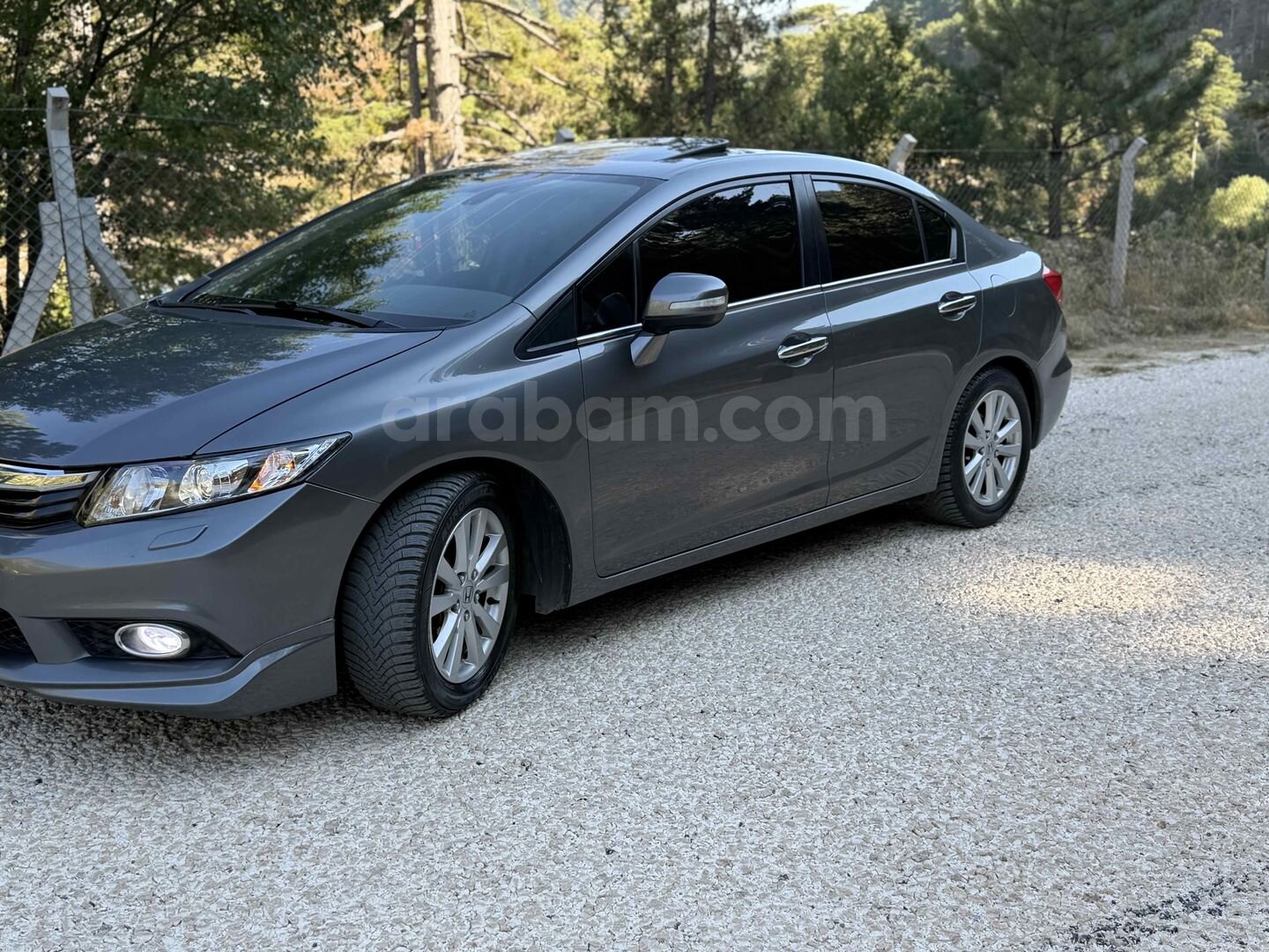 Galeriden Honda Civic 1.6i VTEC Eco Elegance 2012 Model Isparta 158.000 km Gri (metalik) 3