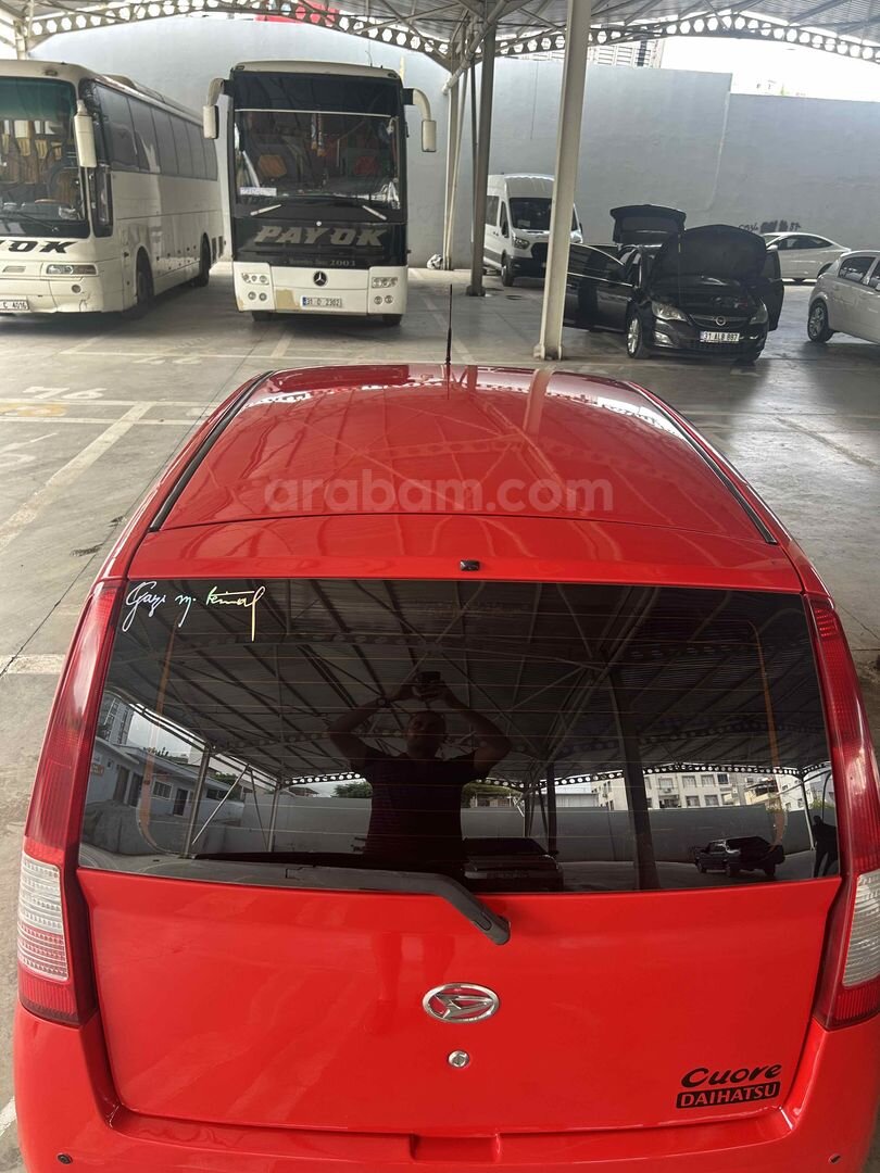 Sahibinden Daihatsu Cuore 1.0 Low Grade 2007 Model Hatay 286.000 km Kırmızı 6