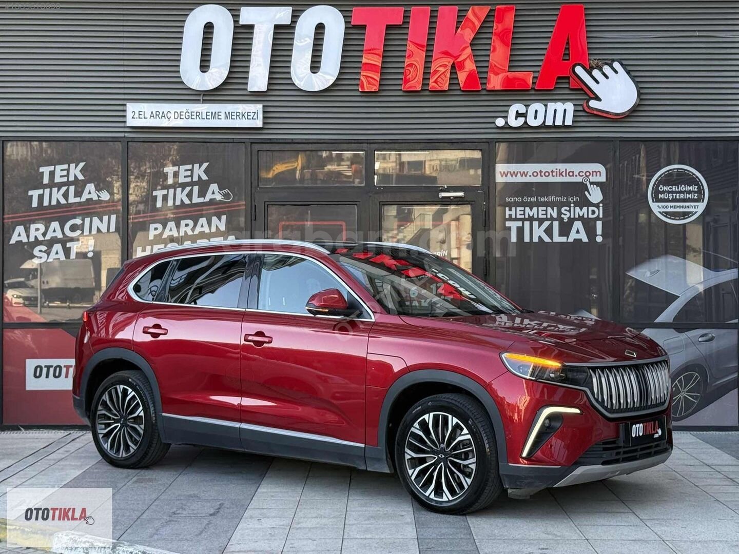 OTOTIKLA -2024 TOGG V2 UZUN MENZİL CAM TAVAN MERİDİAN HATASIZ 3