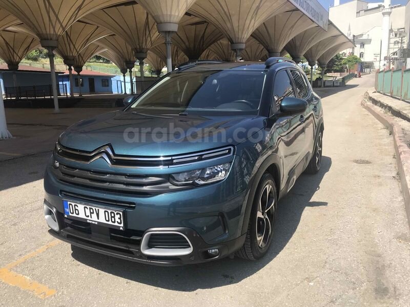 Sahibinden Citroen C5 Aircross 1.5 BlueHDI Feel Adventure 2020 Model Ankara 130000 km günlük kullanım Mavi