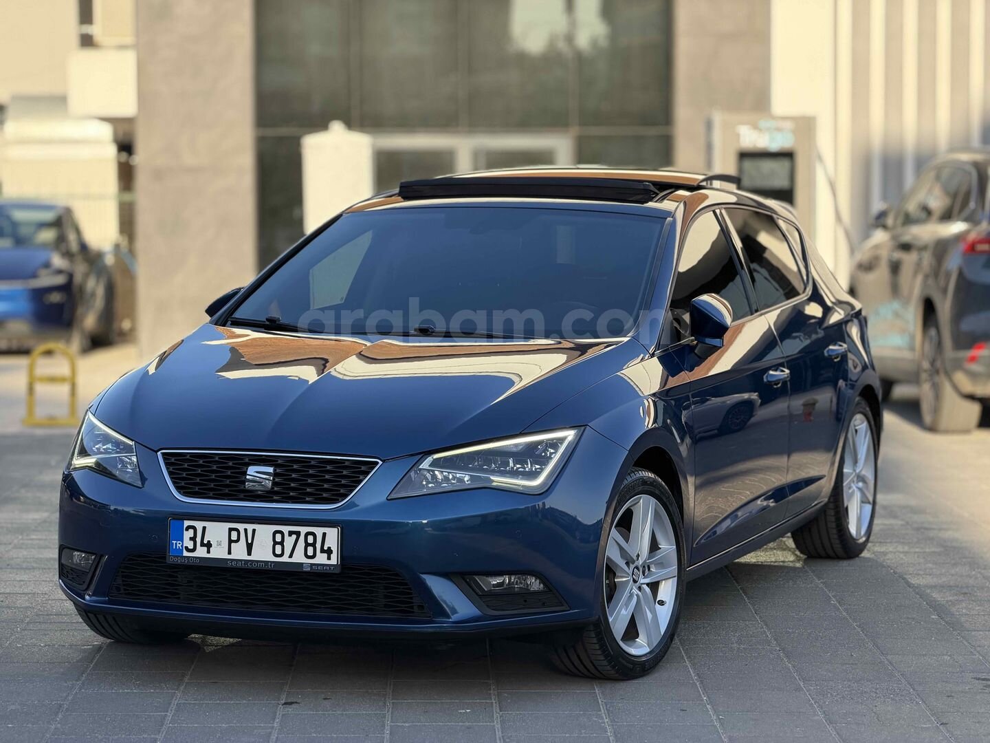 Galeriden Seat Leon 1.2 TSI Style 2016 Model Antalya 153.000 km Mavi (metalik) 3