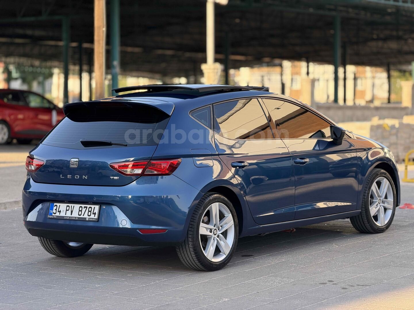 Galeriden Seat Leon 1.2 TSI Style 2016 Model Antalya 153.000 km Mavi (metalik) 6