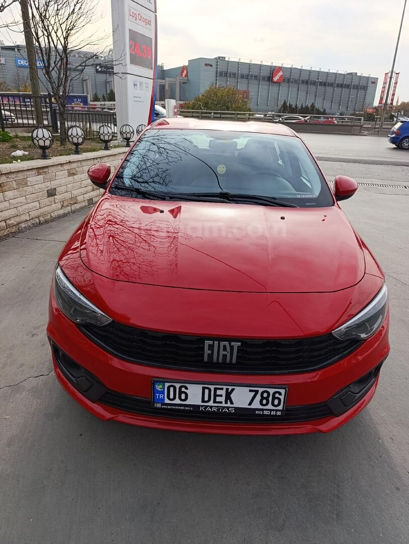 Sahibinden Fiat Egea 1.4 Fire Easy 2022 Model Ankara 51.000 km Kırmızı 2