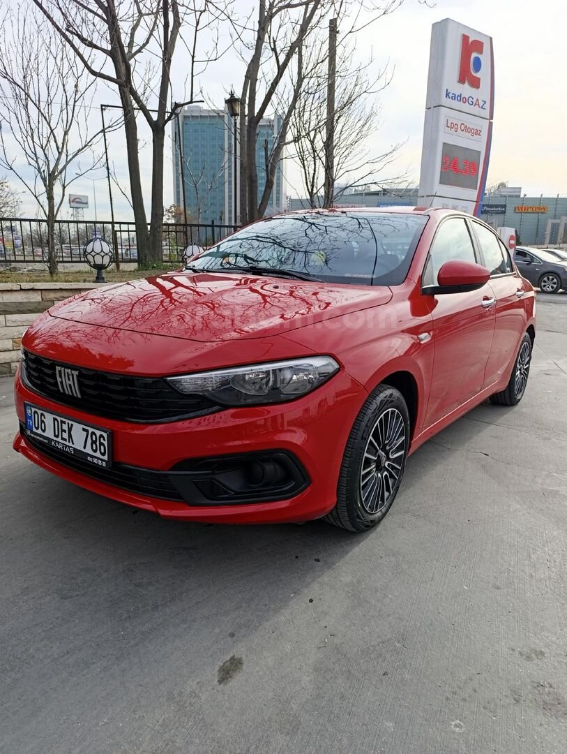 Sahibinden Fiat Egea 1.4 Fire Easy 2022 Model Ankara 51.000 km Kırmızı 6