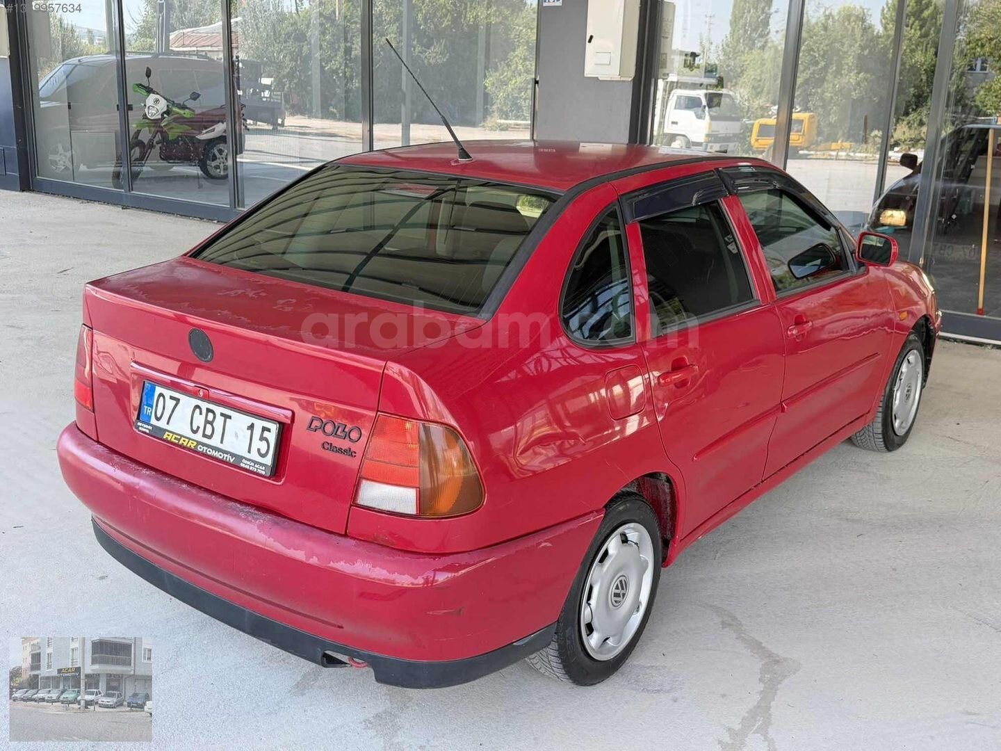 Galeriden Volkswagen Polo 1.6 Classic 1998 Model Konya 220.000 km Kırmızı 4