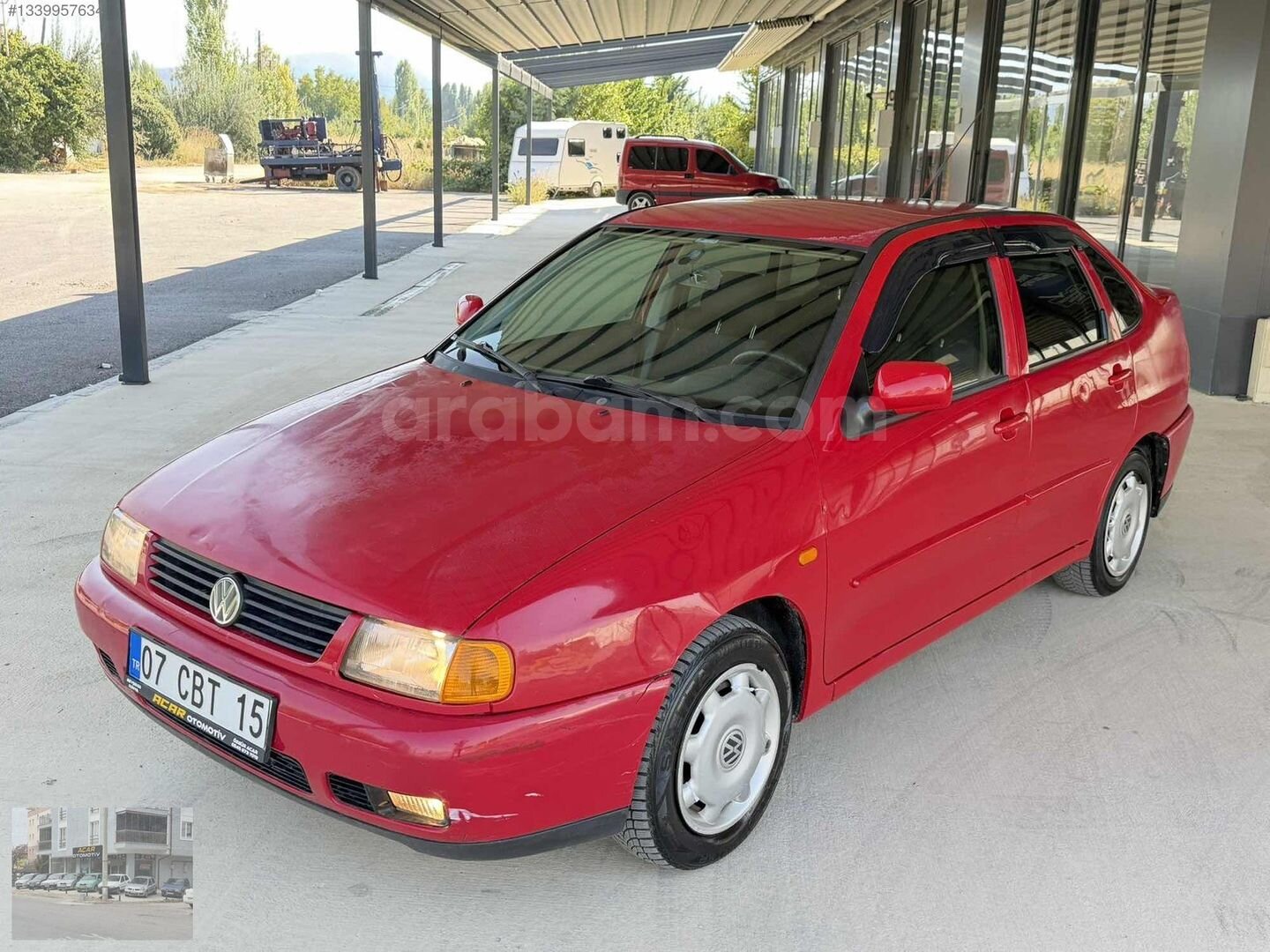 Galeriden Volkswagen Polo 1.6 Classic 1998 Model Konya 220.000 km Kırmızı 1