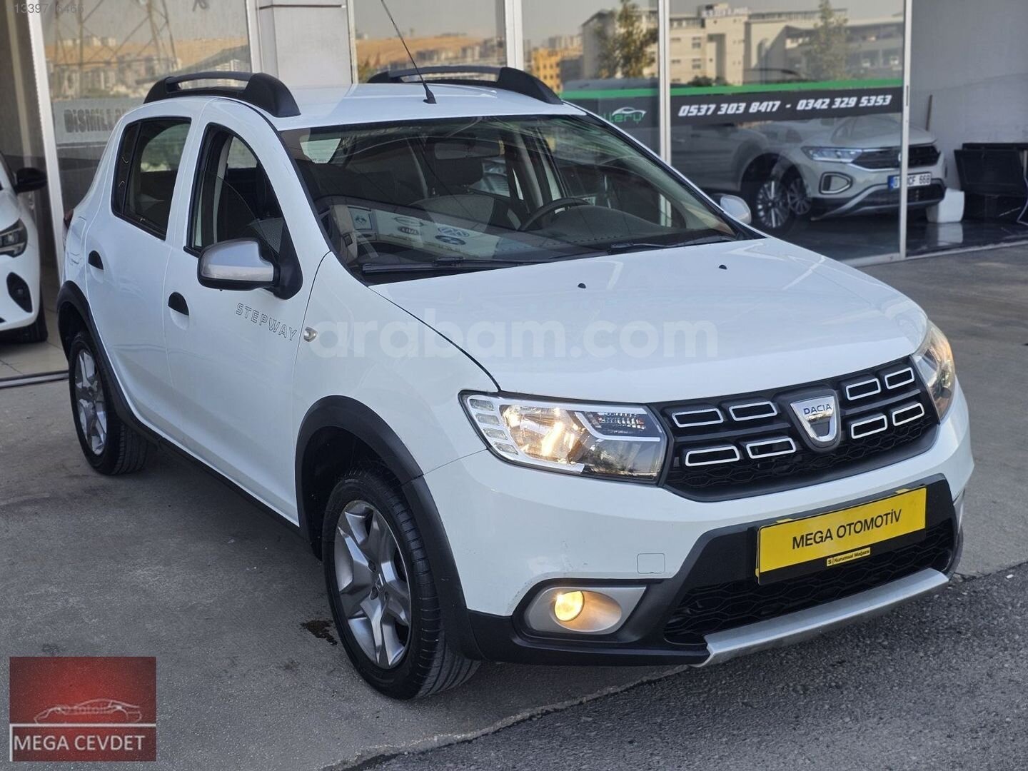 K.K 12 TAKSİT 2017 178.000 KM BEYAZ SANDERO STEPWAY 2