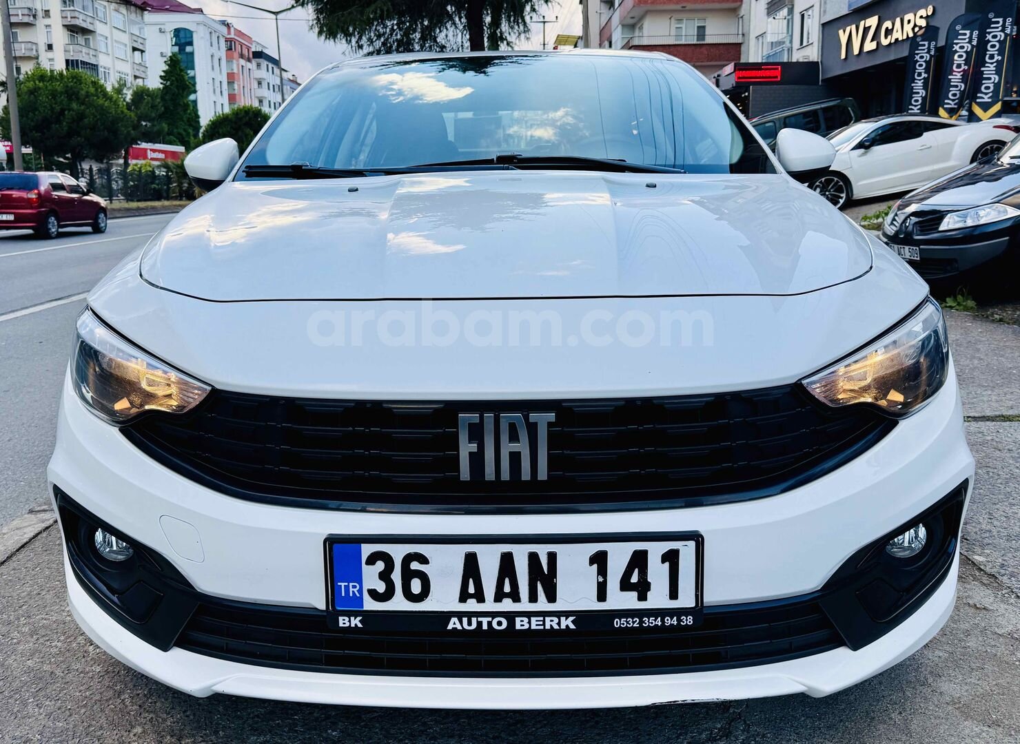 Galeriden Fiat Egea 1.4 Fire Easy 2021 Model Trabzon 81.600 km Beyaz 1
