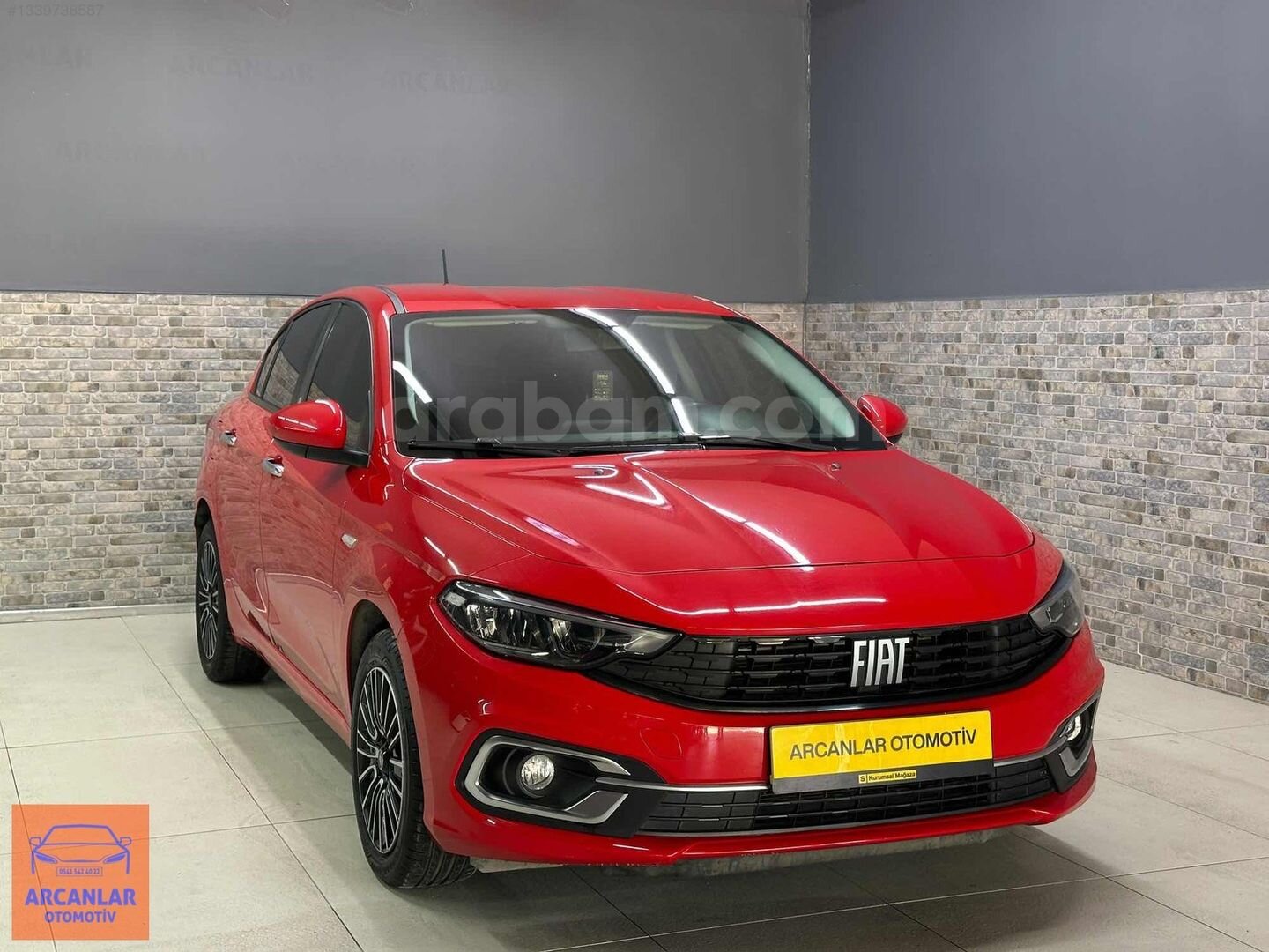 Galeriden Fiat Egea 1.4 Fire Urban 2023 Model Edirne 56.000 km Kırmızı 1
