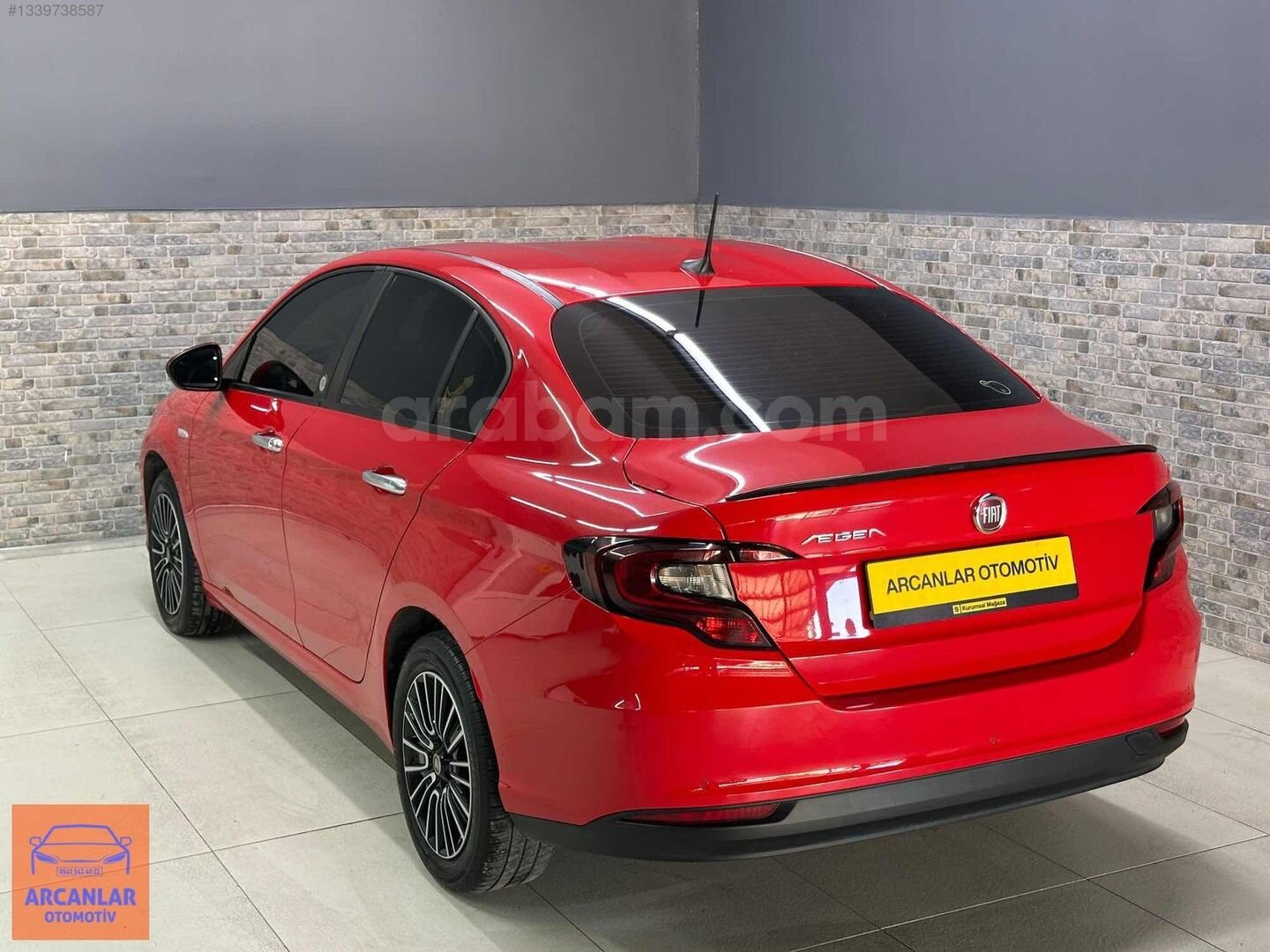 Galeriden Fiat Egea 1.4 Fire Urban 2023 Model Edirne 56.000 km Kırmızı 5