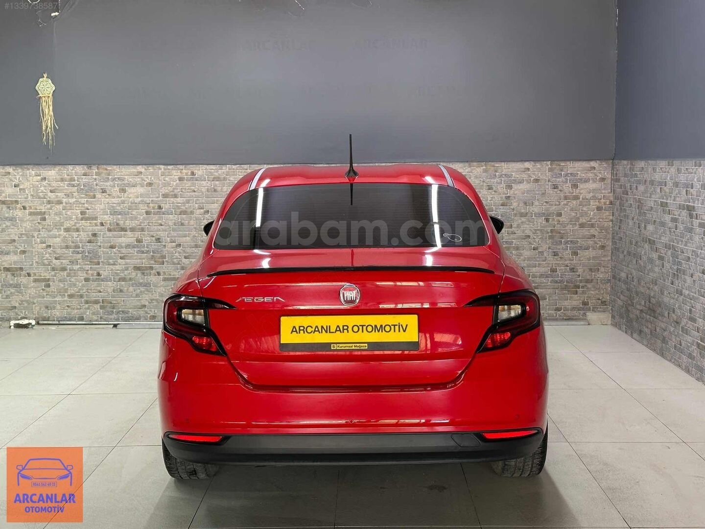 Galeriden Fiat Egea 1.4 Fire Urban 2023 Model Edirne 56.000 km Kırmızı 6