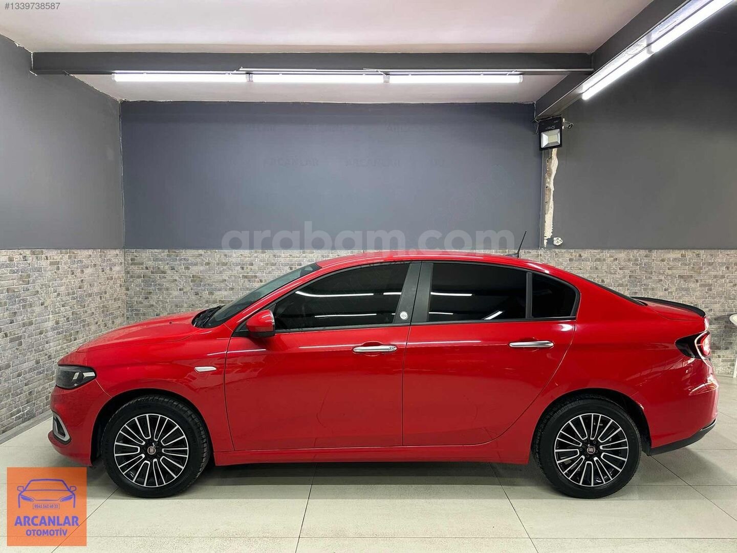 Galeriden Fiat Egea 1.4 Fire Urban 2023 Model Edirne 56.000 km Kırmızı 4