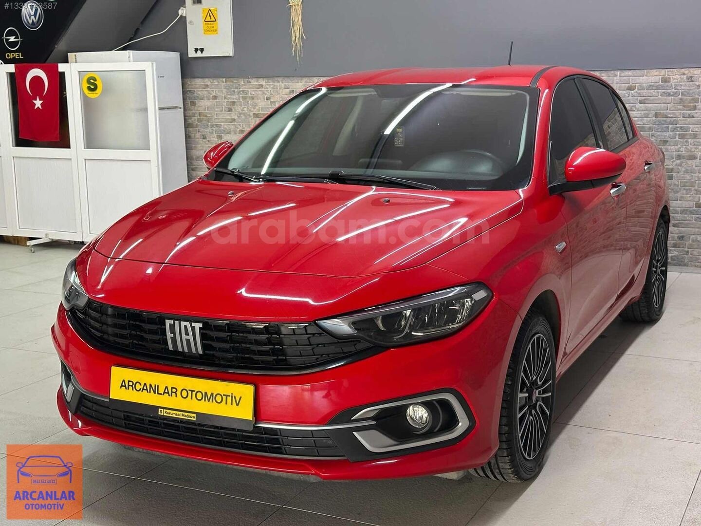 Galeriden Fiat Egea 1.4 Fire Urban 2023 Model Edirne 56.000 km Kırmızı 3