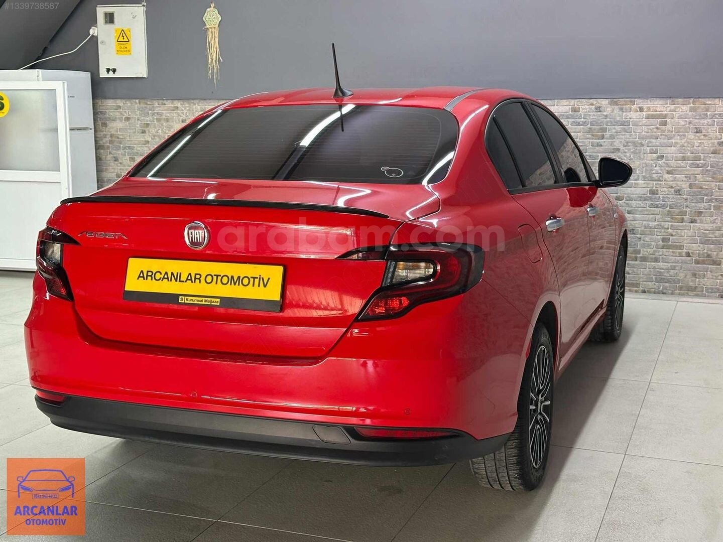 Galeriden Fiat Egea 1.4 Fire Urban 2023 Model Edirne 56.000 km Kırmızı 7