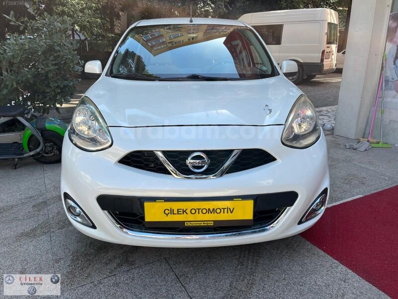 'CILEK' 2016 SADECE 61000 KM NISSAN MİCRA 1.2 MATCH SEDEFLİBEYAZ