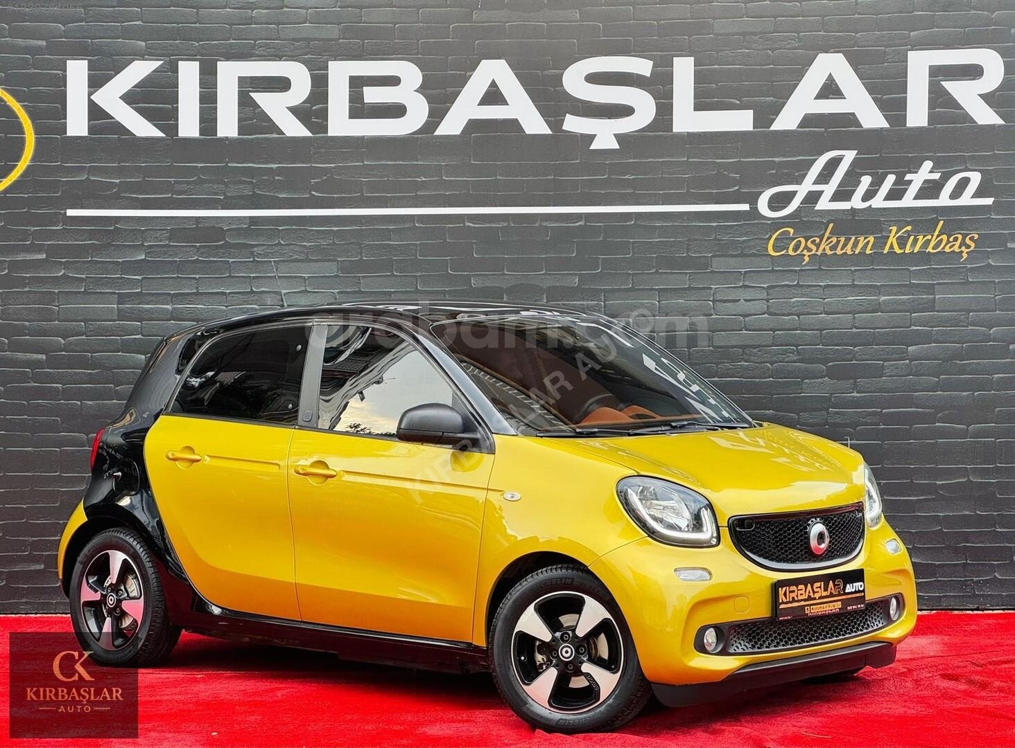 Galeriden Smart ForFour EQ 2019 Model Antalya 120.000 km Sarı 1