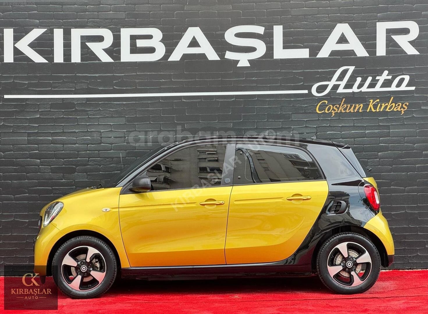 Galeriden Smart ForFour EQ 2019 Model Antalya 120.000 km Sarı 5