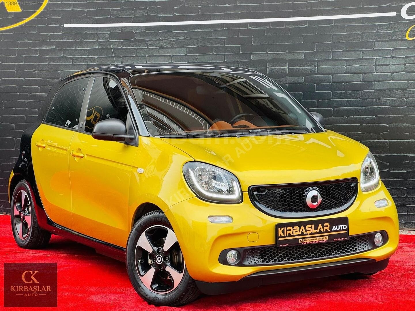 Galeriden Smart ForFour EQ 2019 Model Antalya 120.000 km Sarı 2