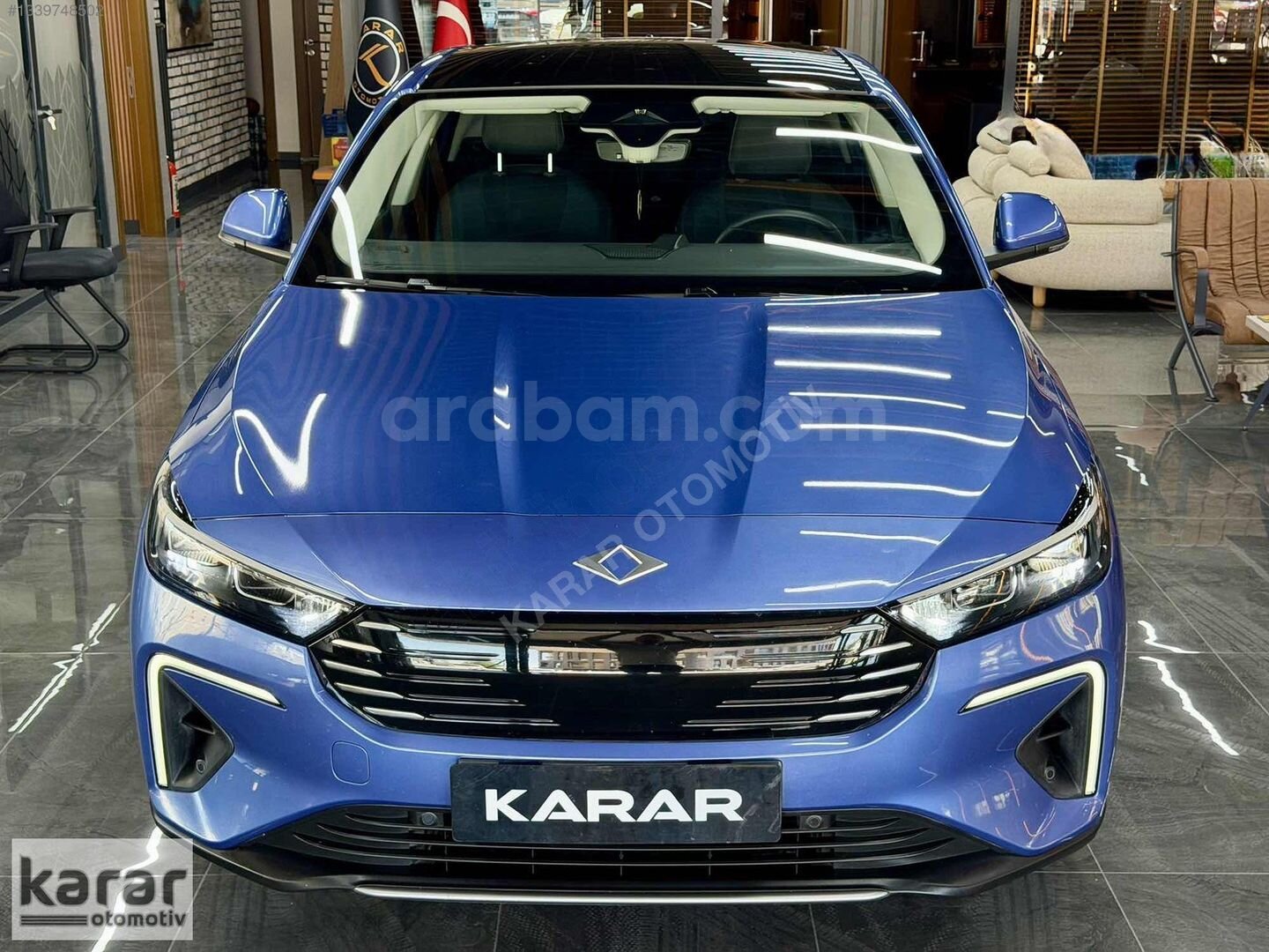 Galeriden TOGG T10F V1 Uzun Menzil 2025 Model Ankara 15.000 km Mavi 4