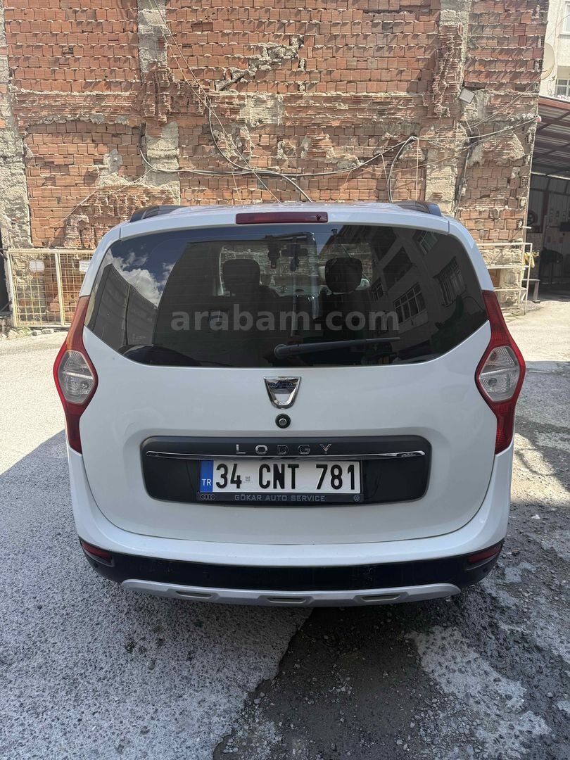 Sahibinden Dacia Lodgy 1.5 BlueDCI Stepway 2019 Model İstanbul 130.000 km Beyaz 4