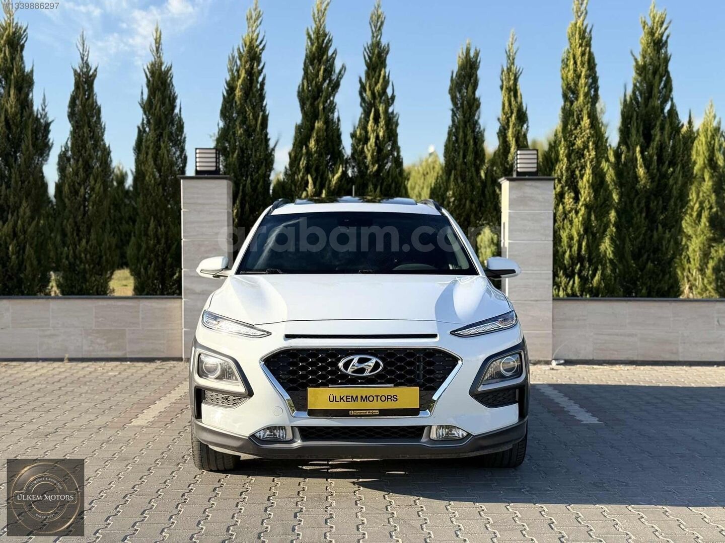 Galeriden Hyundai Kona 1.6 CRDI Elite Smart 2020 Model Manisa 81.000 km Beyaz 2