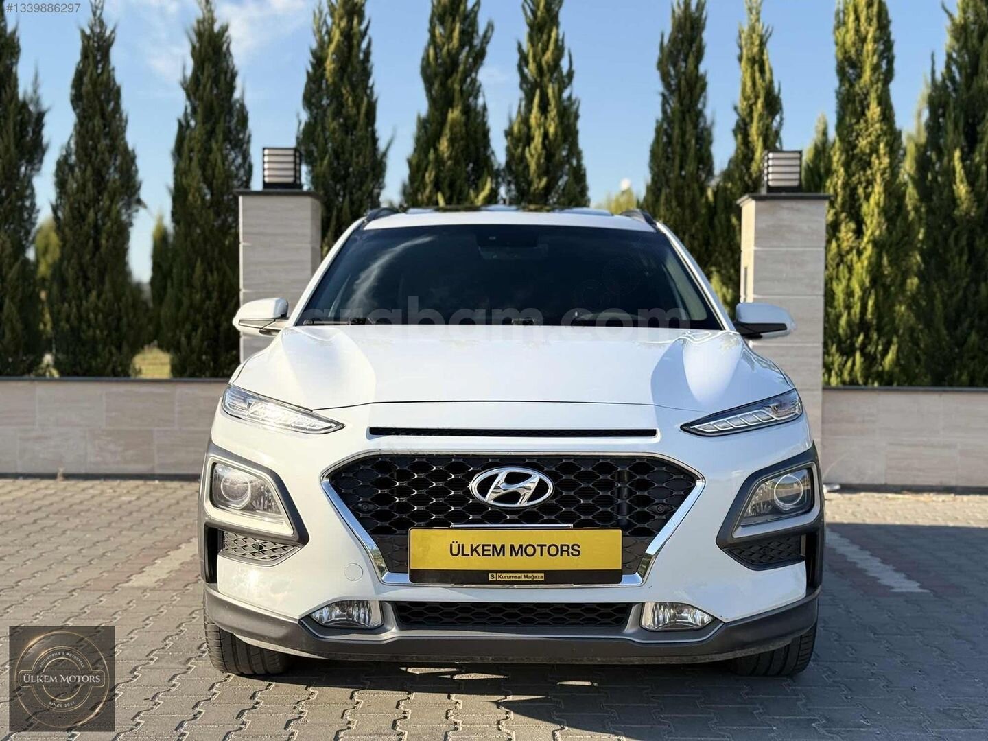 Galeriden Hyundai Kona 1.6 CRDI Elite Smart 2020 Model Manisa 81.000 km Beyaz 3