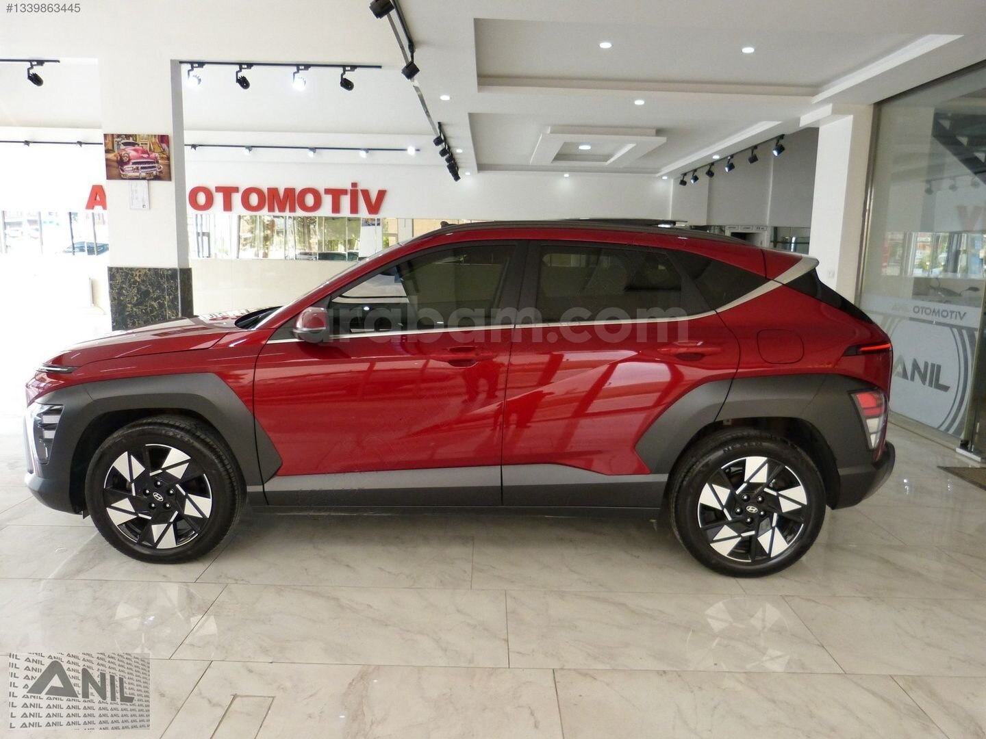 Galeriden Hyundai Kona 1.6 T-GDI Prime 2025 Model Konya 13.500 km Kırmızı 5