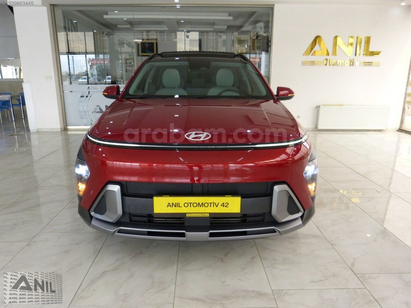 Galeriden Hyundai Kona 1.6 T-GDI Prime 2025 Model Konya 13.500 km Kırmızı 1