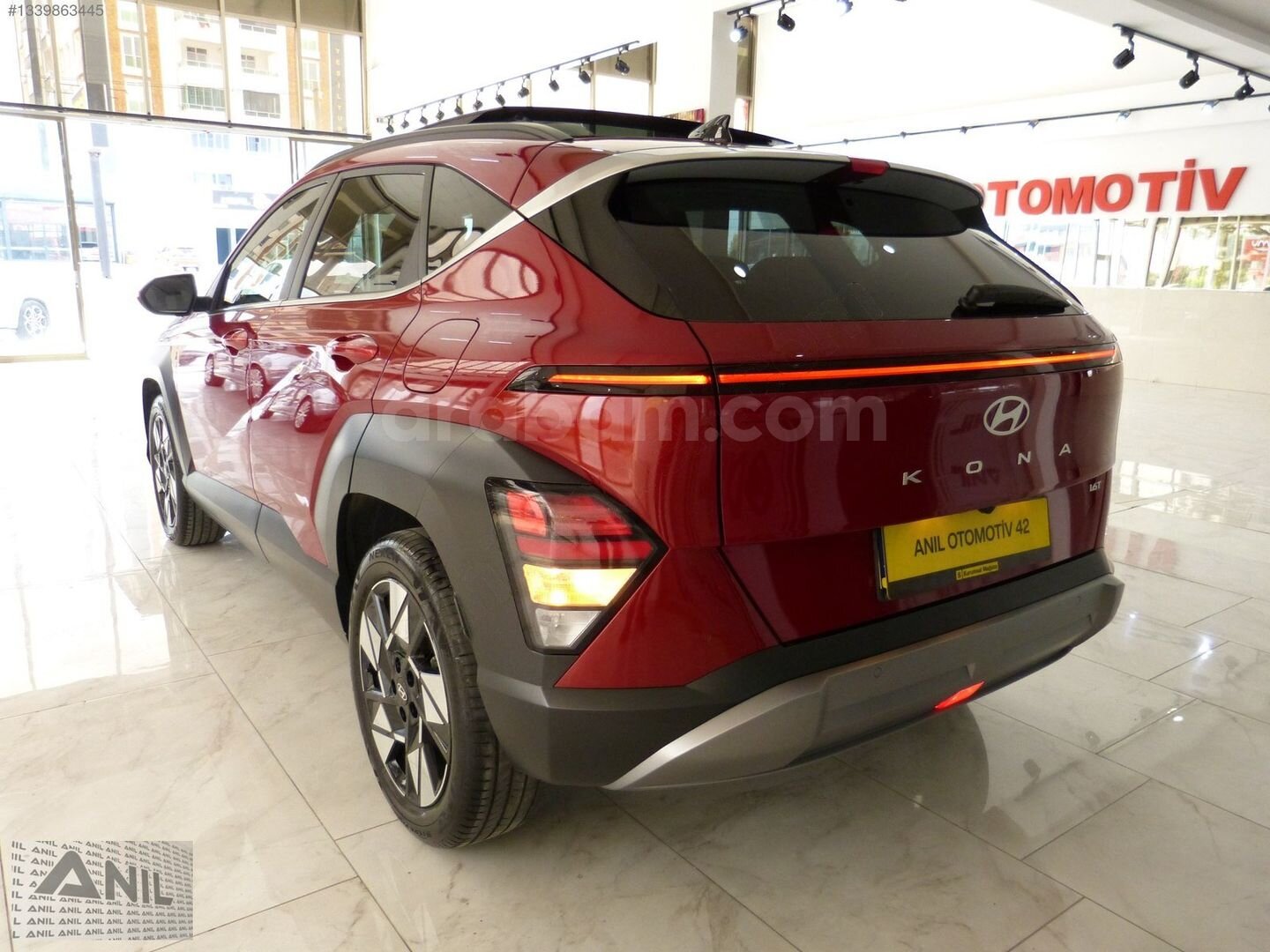 Galeriden Hyundai Kona 1.6 T-GDI Prime 2025 Model Konya 13.500 km Kırmızı 7