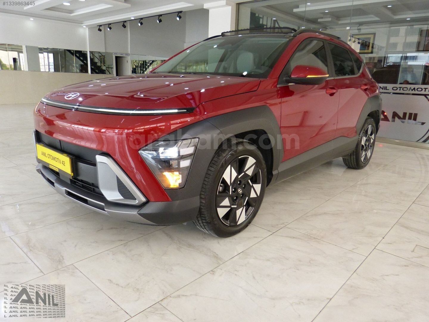 Galeriden Hyundai Kona 1.6 T-GDI Prime 2025 Model Konya 13.500 km Kırmızı 3