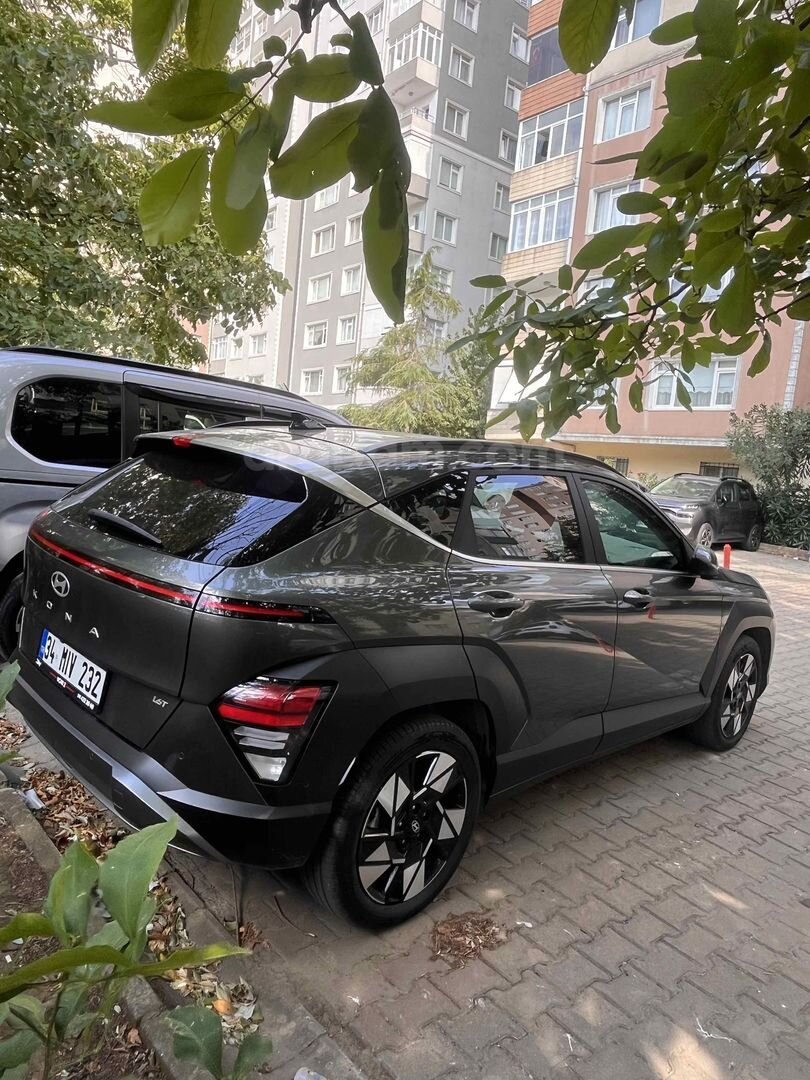 Sahibinden Hyundai Kona 1.6 T-GDI Prime 2024 Model İstanbul 22.000 km Gri (titanyum) 2