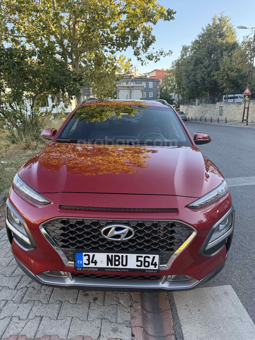 Sahibinden Hyundai Kona 1.6 T-GDI Elite Smart 2020 Model İstanbul 46.245 km Kırmızı 2