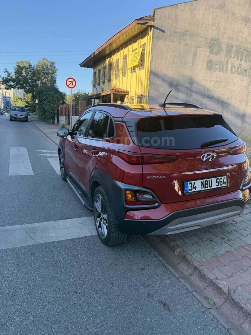 Sahibinden Hyundai Kona 1.6 T-GDI Elite Smart 2020 Model İstanbul 46.245 km Kırmızı 4