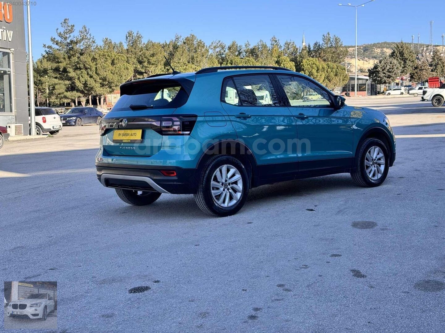 Galeriden Volkswagen T-Cross 1.0 TSI Life 2022 Model Burdur 58.900 km Mavi 4