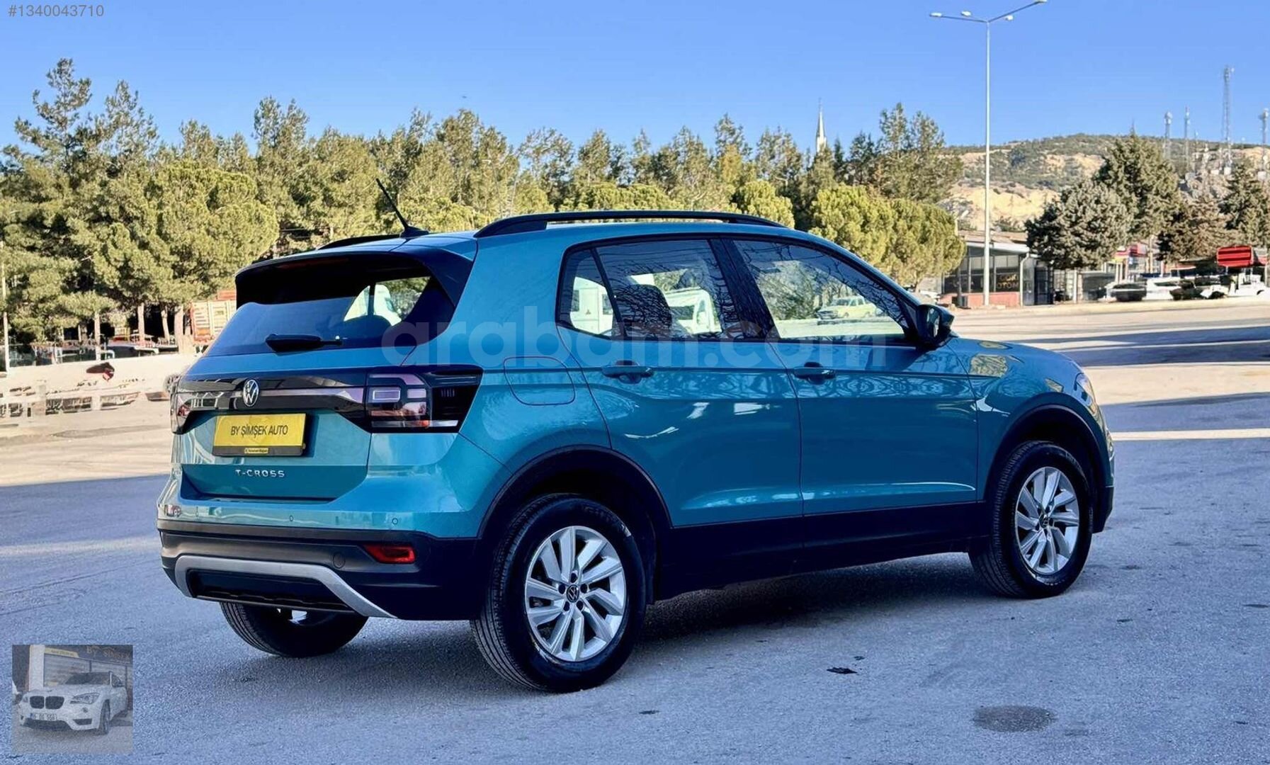 Galeriden Volkswagen T-Cross 1.0 TSI Life 2022 Model Burdur 58.900 km Mavi 3