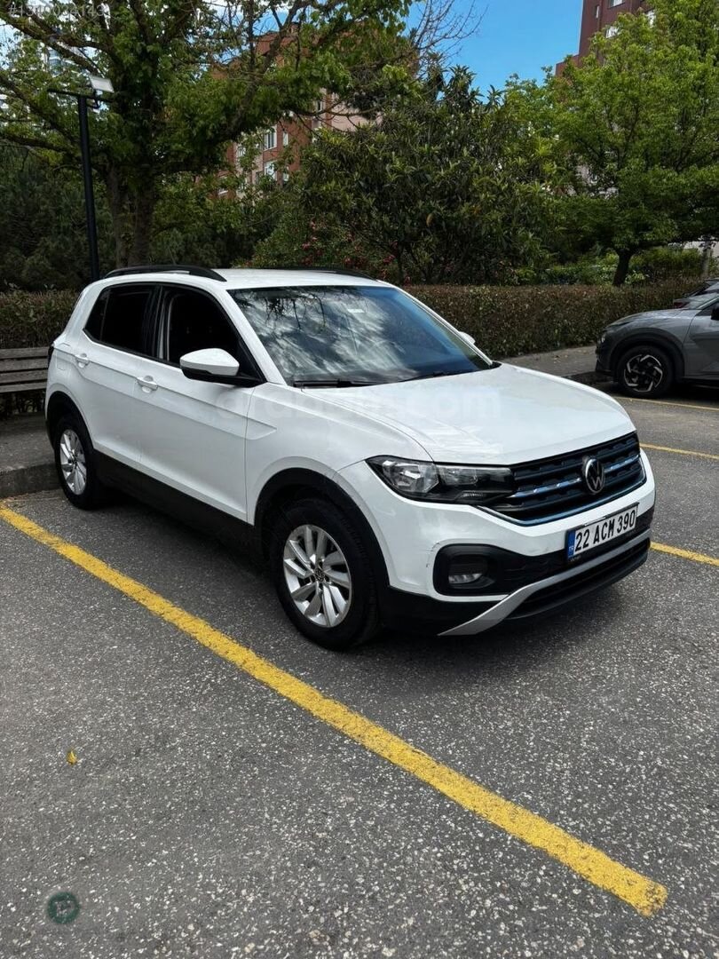 Galeriden Volkswagen T-Cross 1.0 TSI Life 2022 Model Manisa 43.500 km Beyaz 3