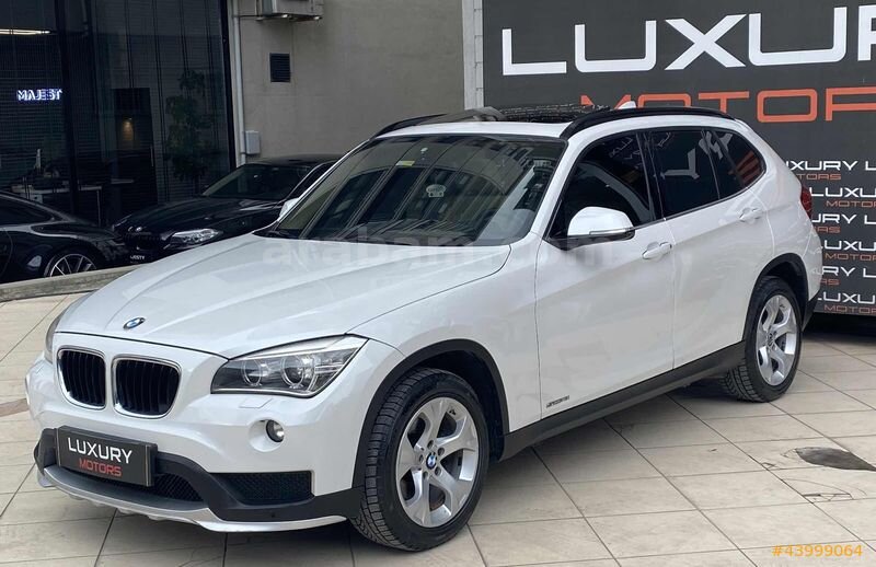 "LUXURY MOTORS"2014 BMW X1 1.6 SDRİVE 158.000KM CAM TAVAN