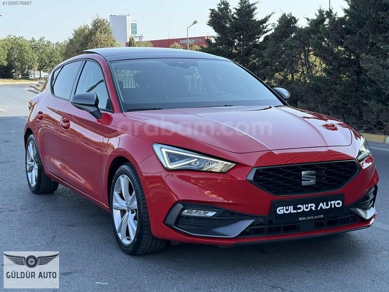 Galeriden Seat Leon 1.5 eTSI FR 2023 Model İstanbul 53.000 km Kırmızı