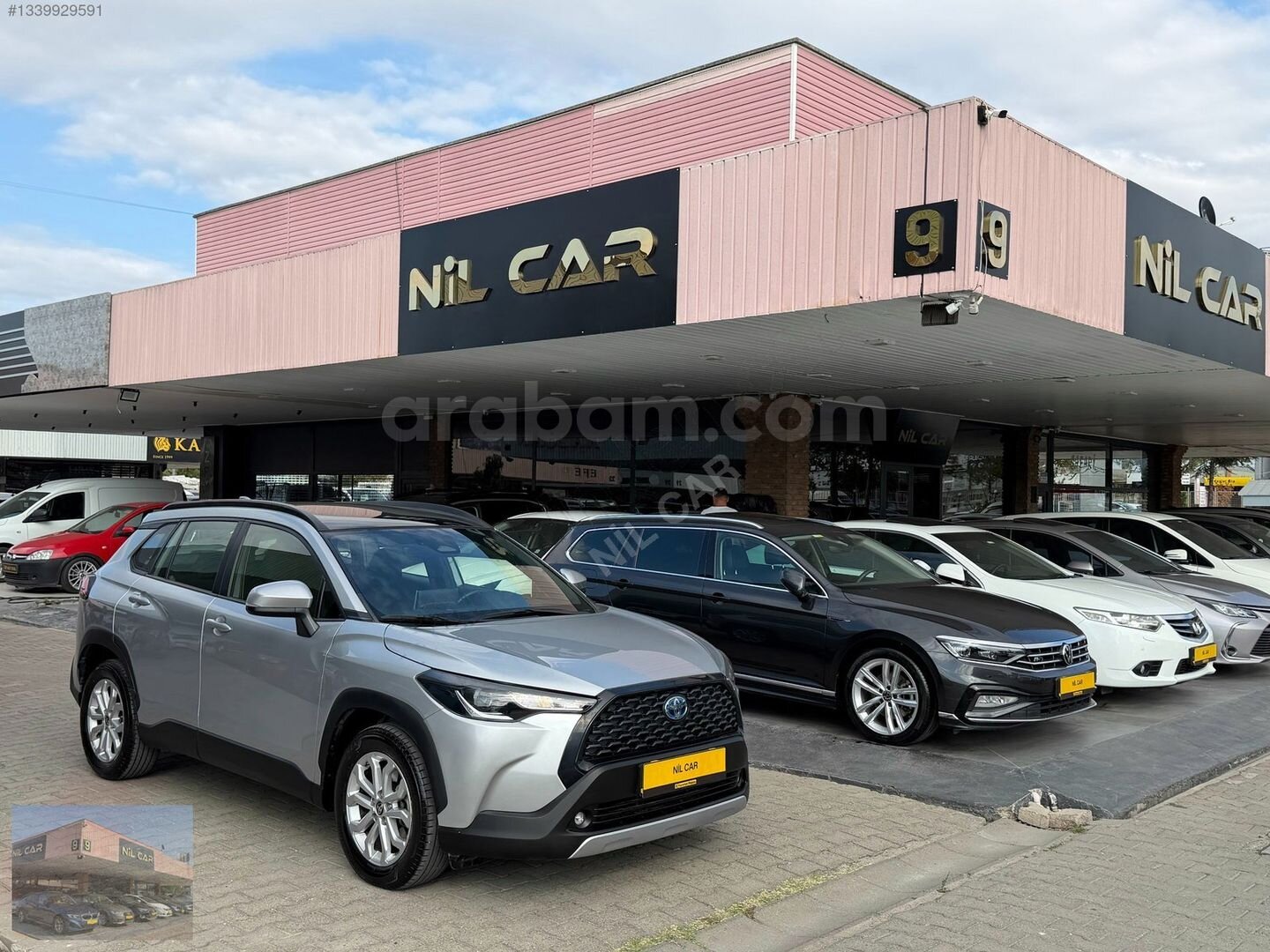 2023 COROLLA CROSS 1.8 HYBRİD FLAME X SERVİS BAKM 54 000 KM 1