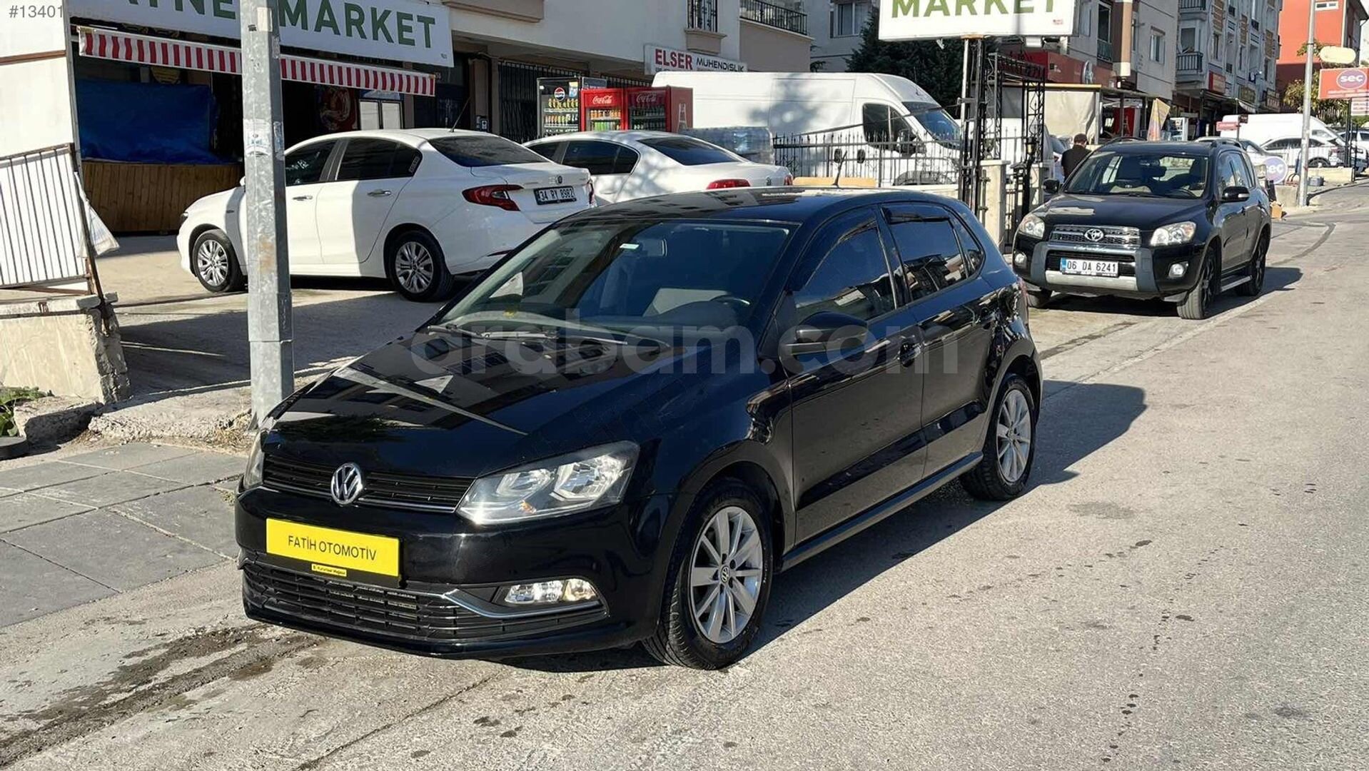 Galeriden Volkswagen Polo 1.2 TSi Comfortline 2016 Model Ankara 128.000 km Siyah 2
