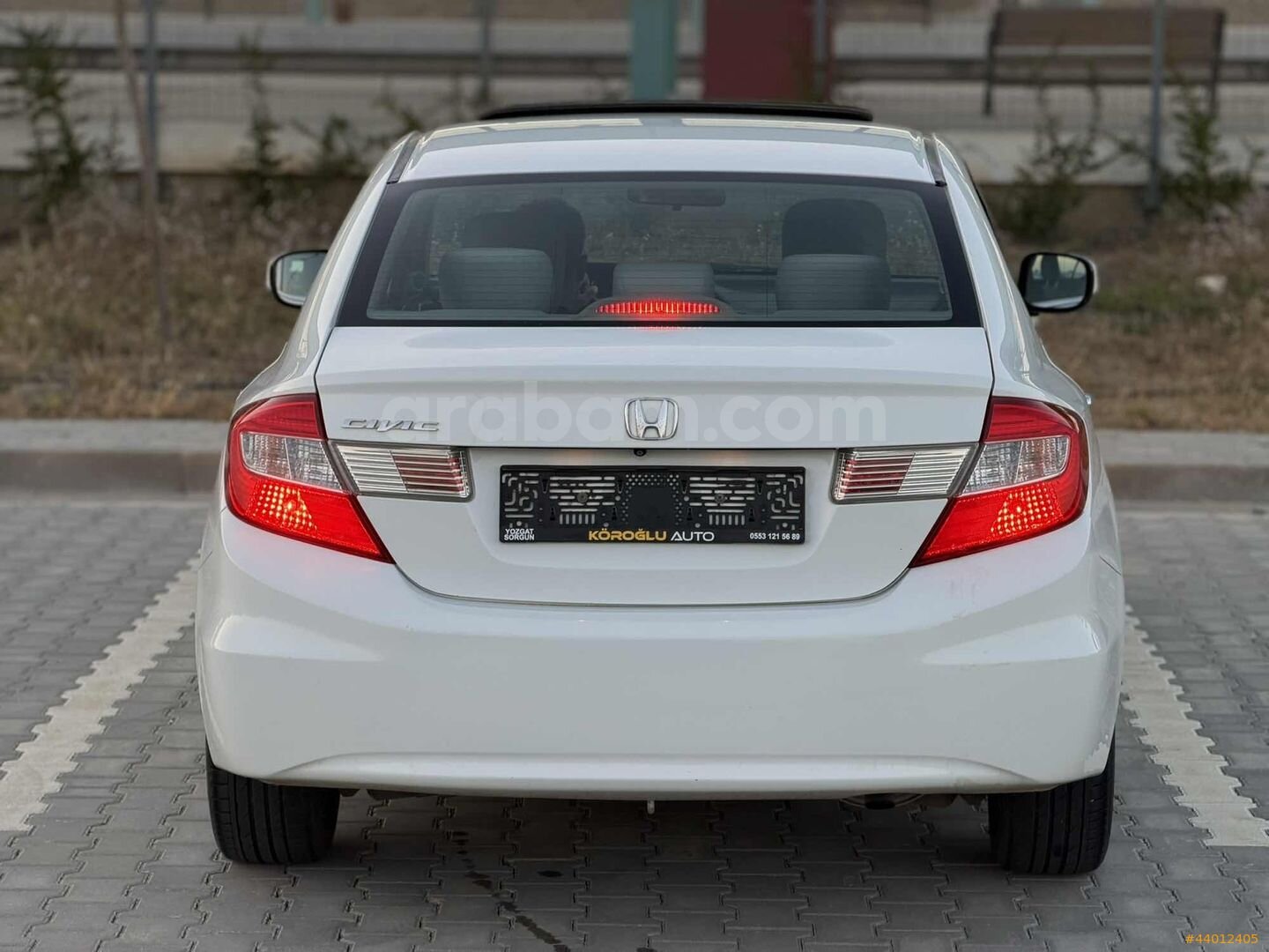 Galeriden Honda Civic 1.6i VTEC Eco Elegance 2013 Model Yozgat 127.500 km Beyaz 7