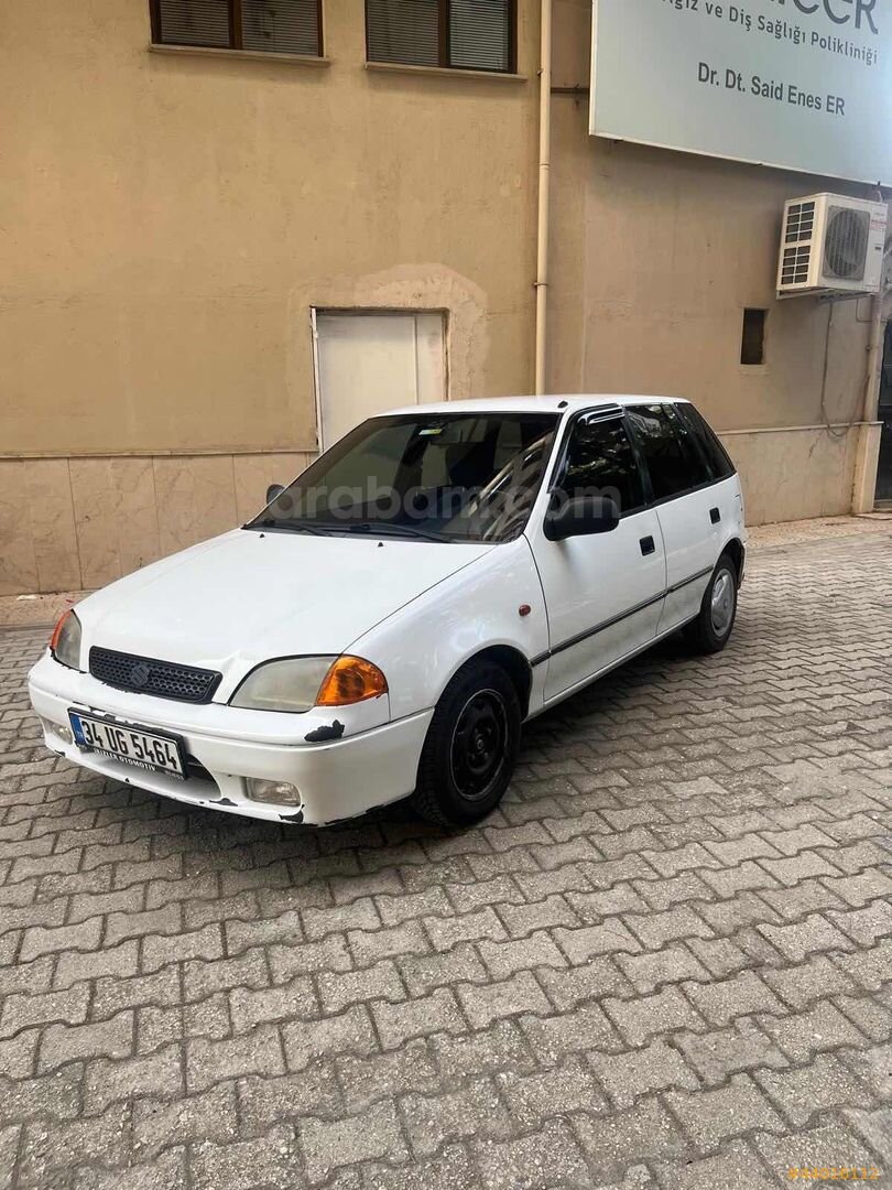 Galeriden Suzuki Swift 1.3 GLX 1998 Model Isparta 88.000 km Beyaz 2