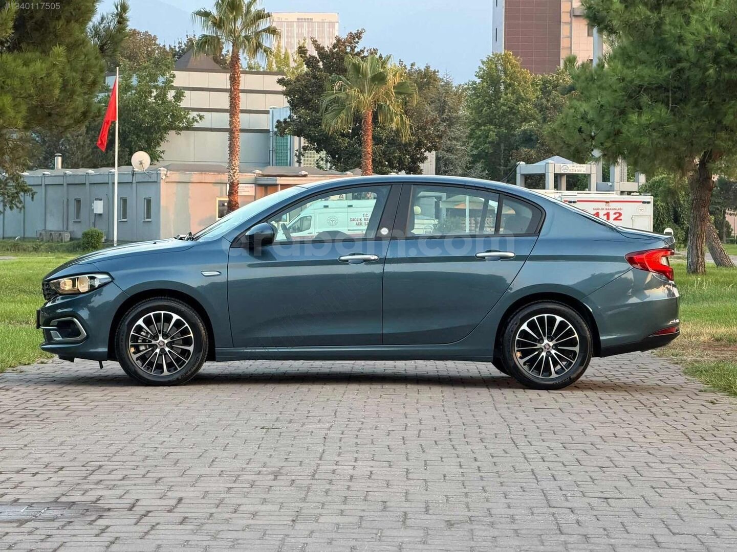 Galeriden Fiat Egea 1.4 Fire Easy Plus 2022 Model Bursa 56.000 km Mavi 6