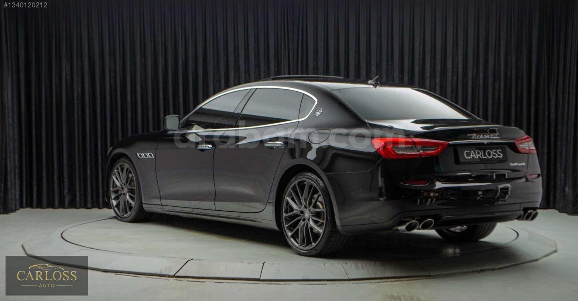 Galeriden Maserati Quattroporte 3.0 D 2014 Model İstanbul 215.000 km Siyah 4