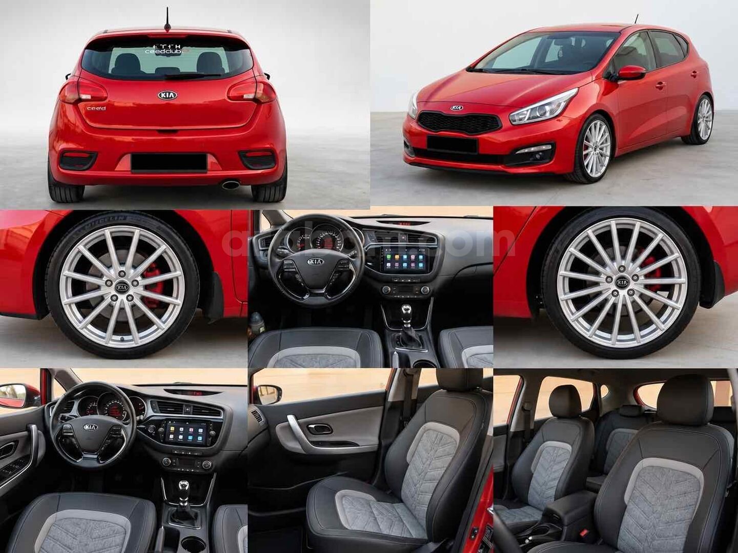 Sahibinden Kia Ceed 1.4 Live 2017 Model 153.000 km Kırmızı 2