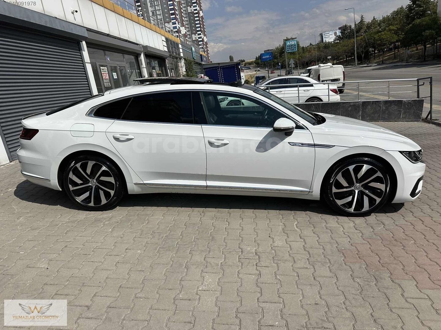 Galeriden Volkswagen Arteon 1.5 TSI R Line 2018 Model Ankara 98.000 km Beyaz 5